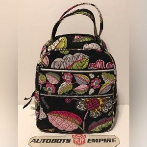 Vintage VERA BRADLEY Quilted Floral Insulated Womens Lunch Bag Tote kors Champ x